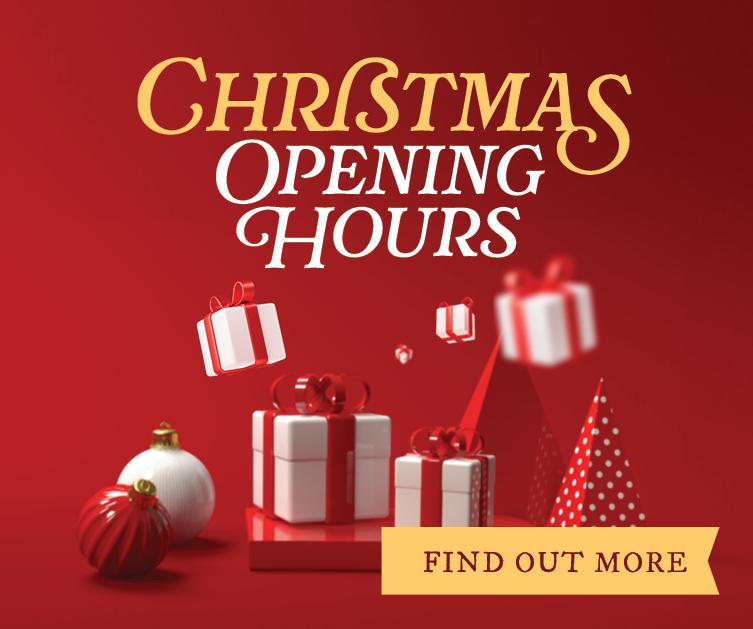 Christmas opening hours